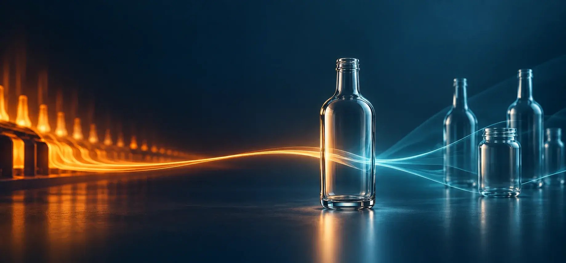 Glass-from-hot-to-cold